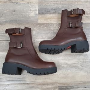 Brown leather beauties